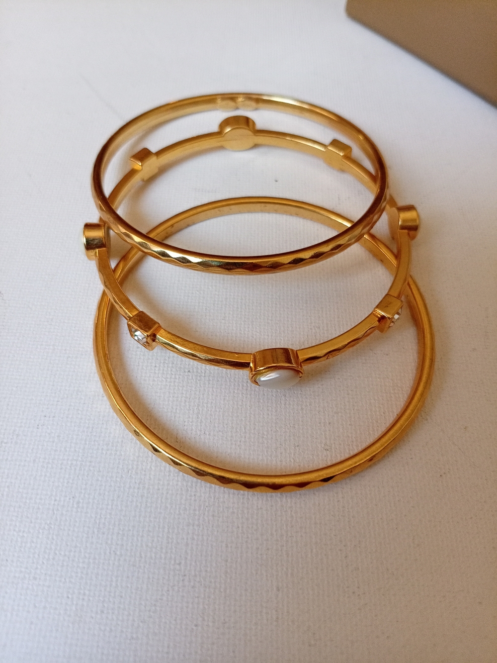 R.J. Graziano Gold-Tone Stackable Women’s Bangle Bracelet Set